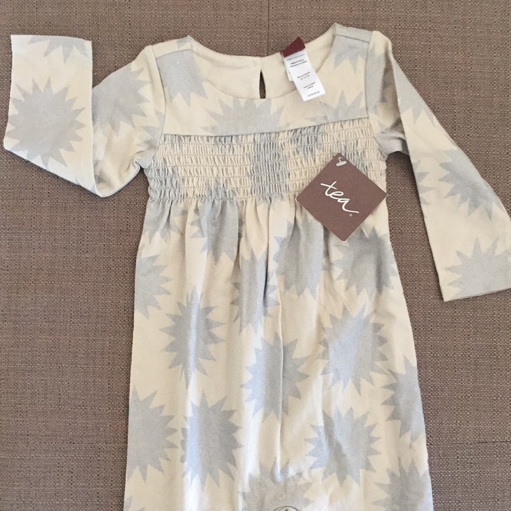 Silver Starburst Onesie